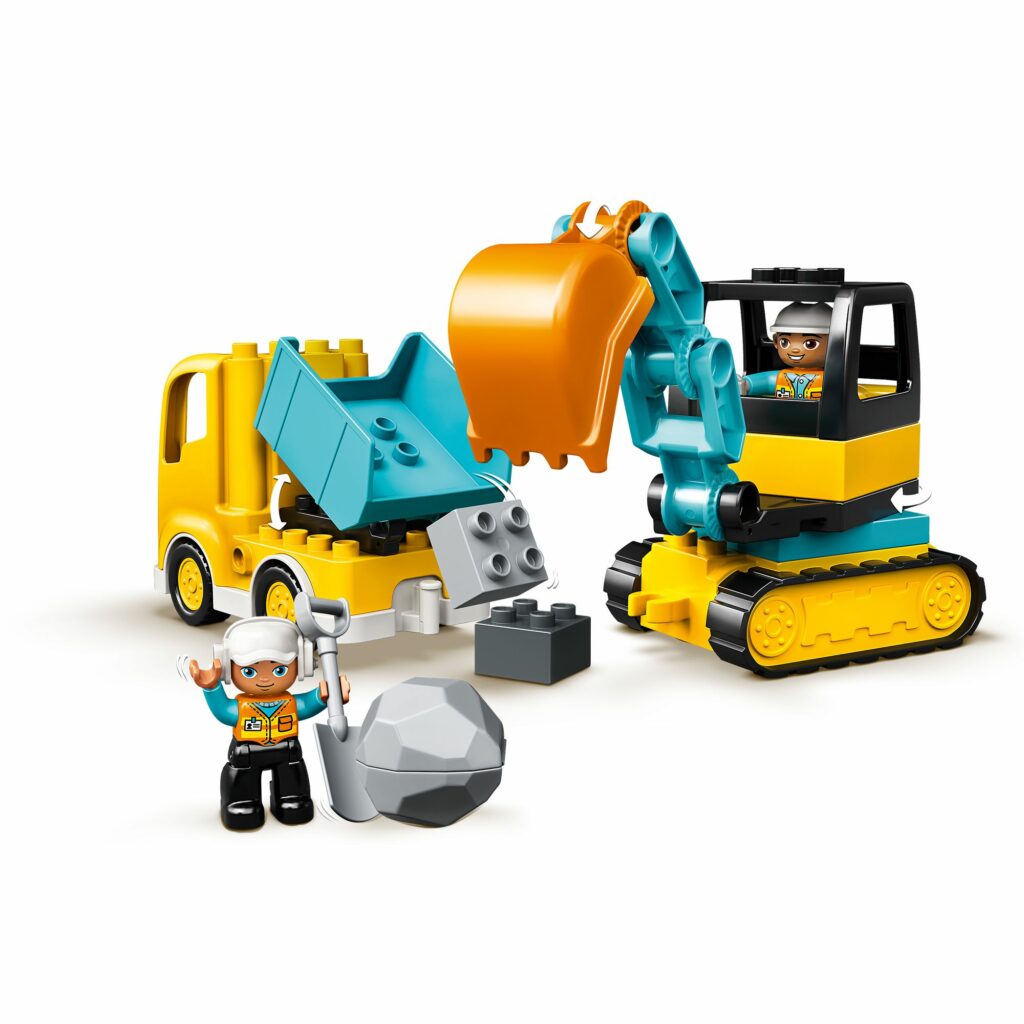 Produktabbildung Bagger und Laster