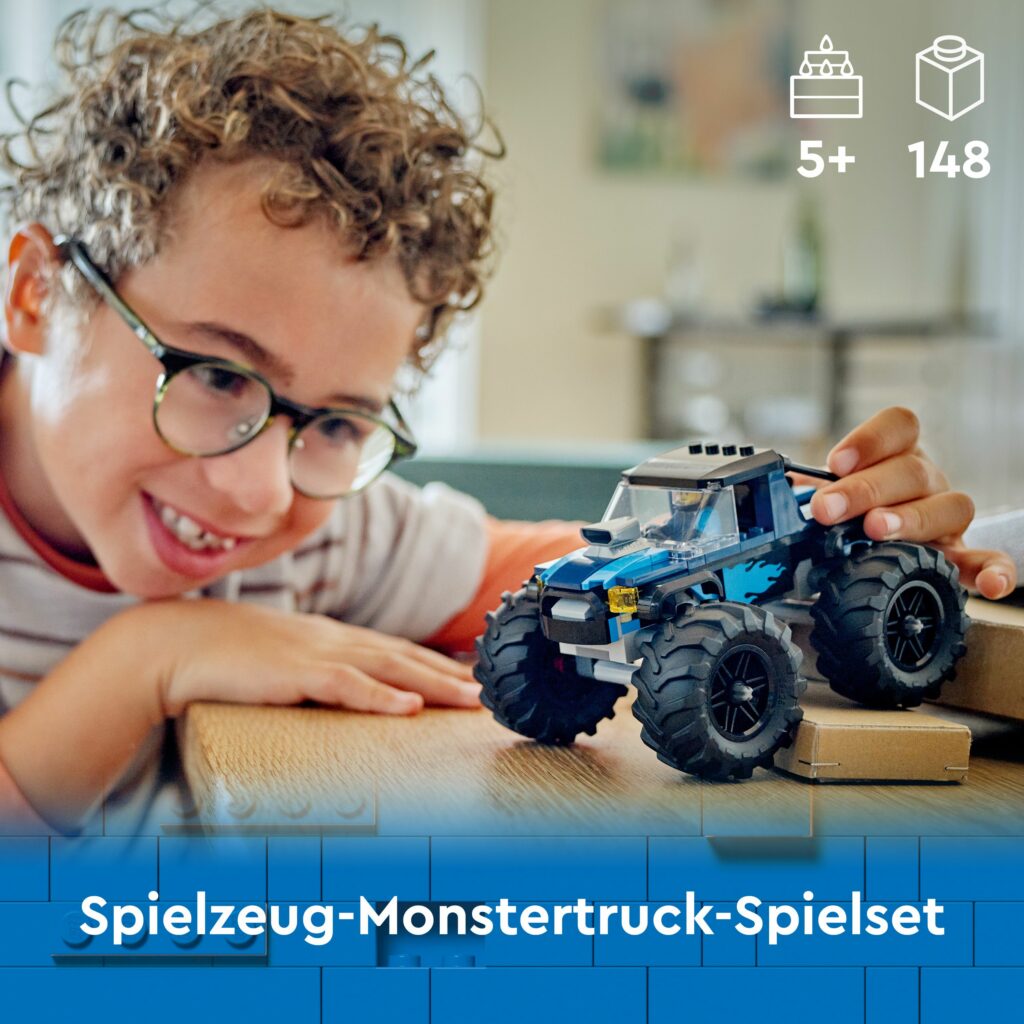 Produktabbildung Blauer Monstertruck