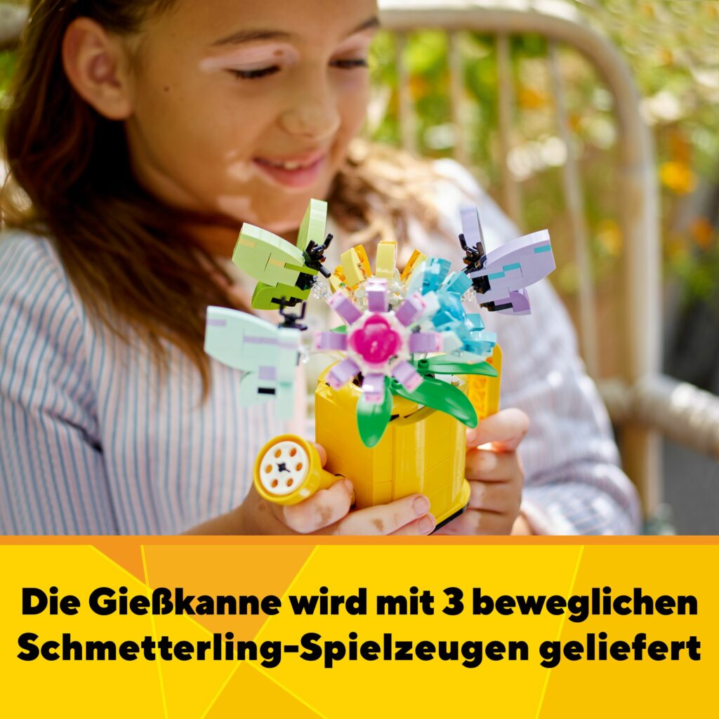Produktabbildung Gießkanne mit Blumen