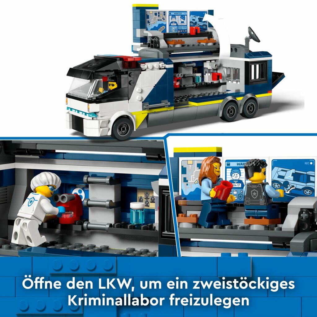 Produktabbildung Polizeitruck mit Labor