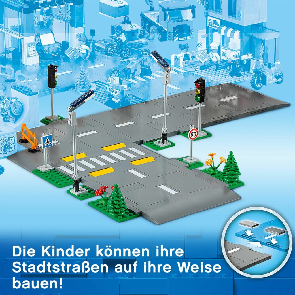 Produktabbildung Straßenkreuzung mit Ampeln
