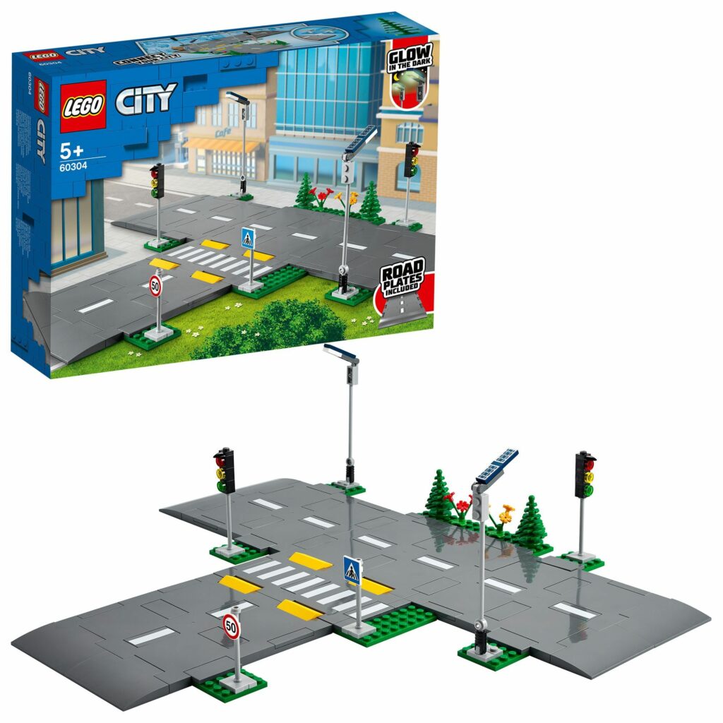 Produktabbildung Straßenkreuzung mit Ampeln