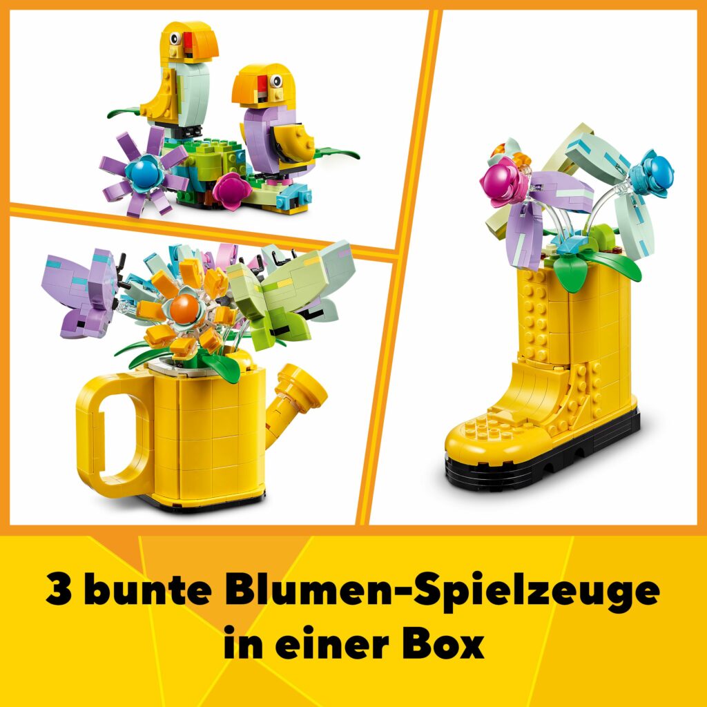 Produktabbildung Gießkanne mit Blumen