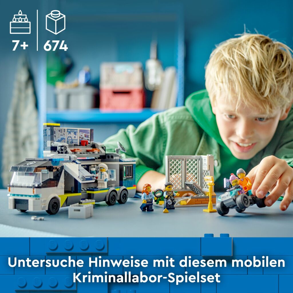 Produktabbildung Polizeitruck mit Labor