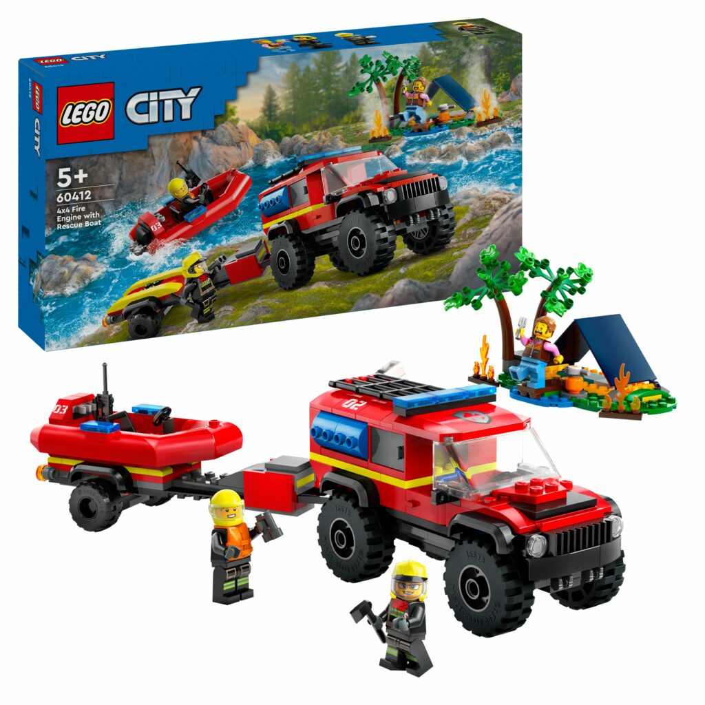 Produktabbildung Feuerwehrgeländewagen mit Rettungsboot