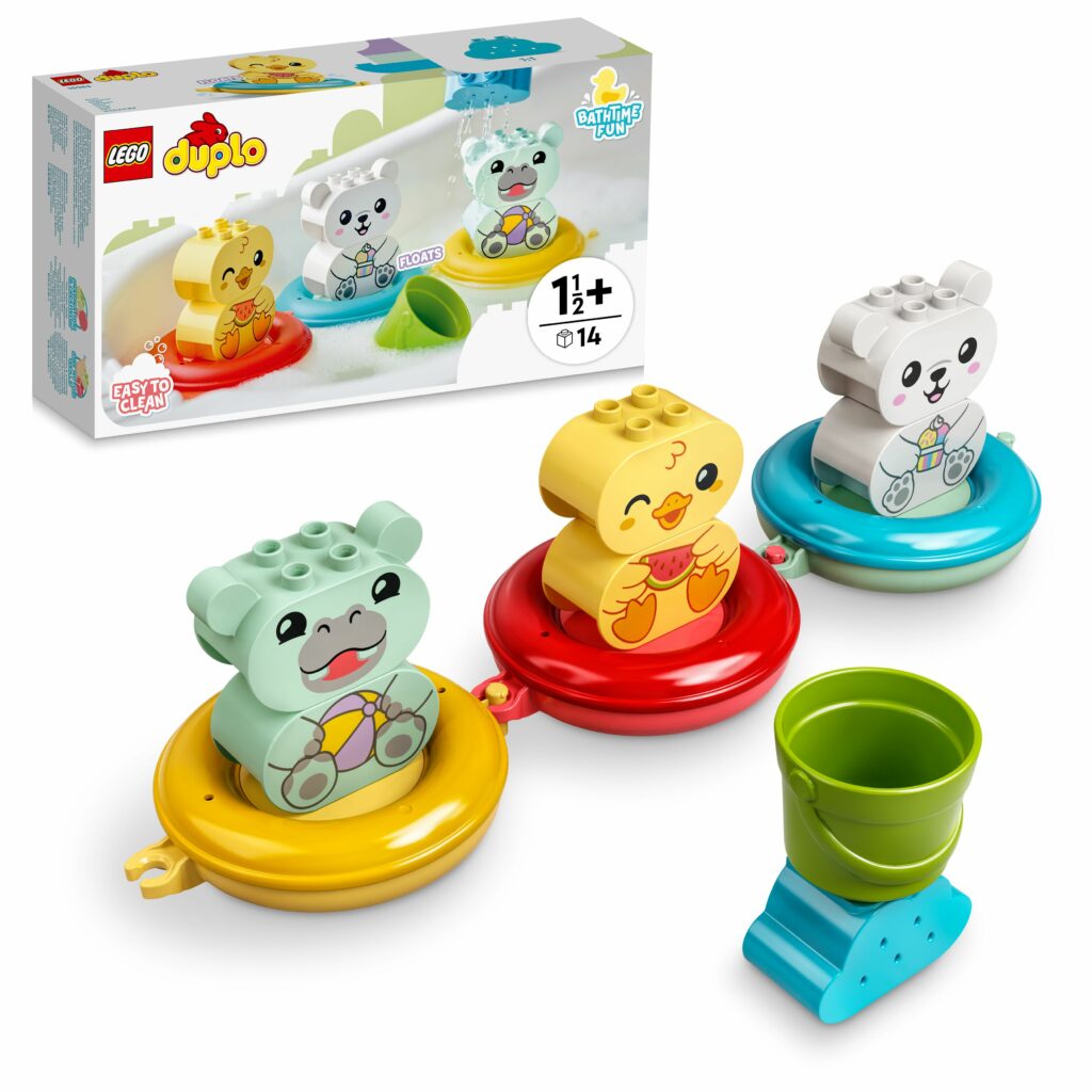 Produktabbildung Badewannenspaß: Schwimmender Tierzug