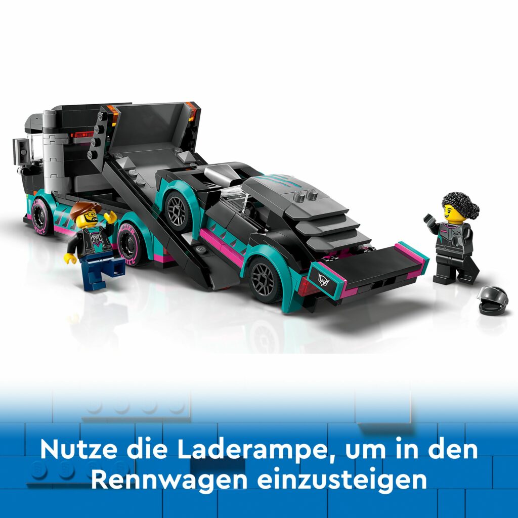 Produktabbildung Autotransporter mit Rennwagen