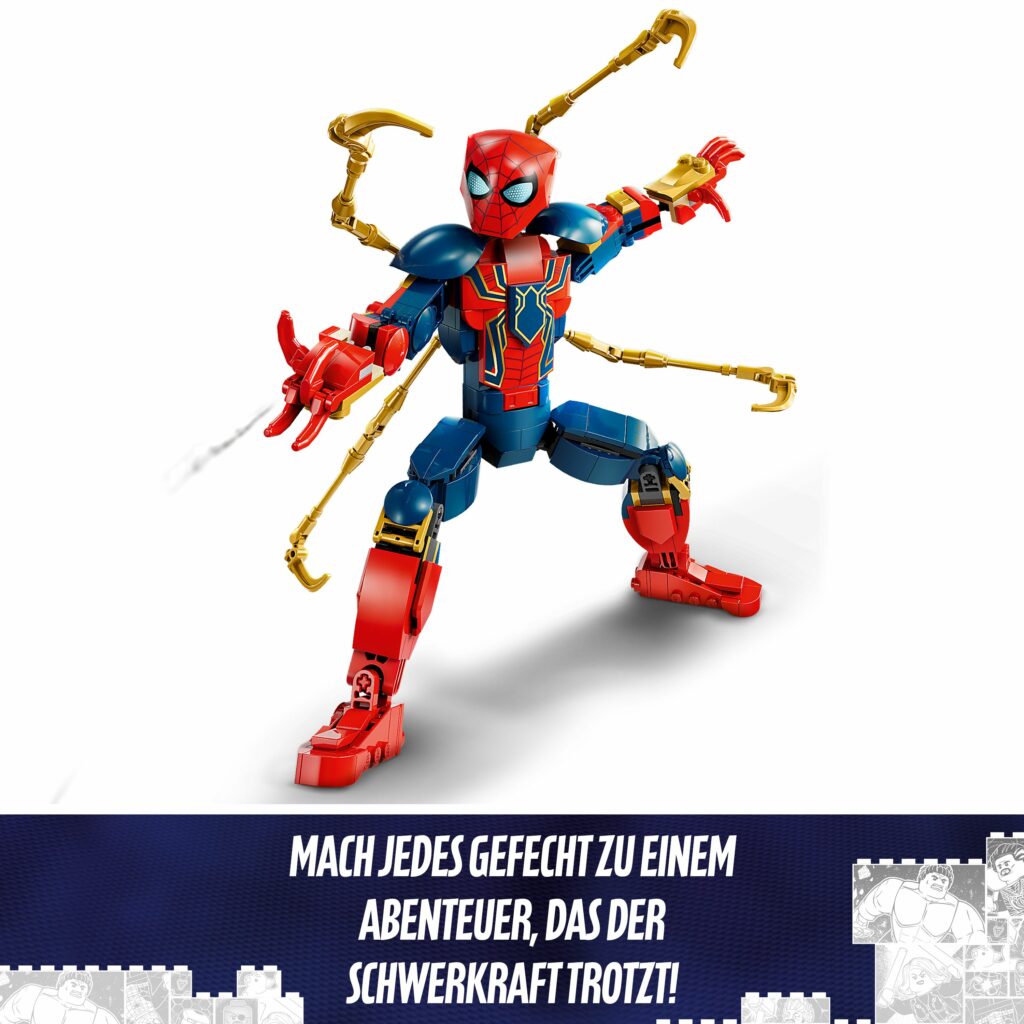 Produktabbildung Iron Spider-Man Baufigur