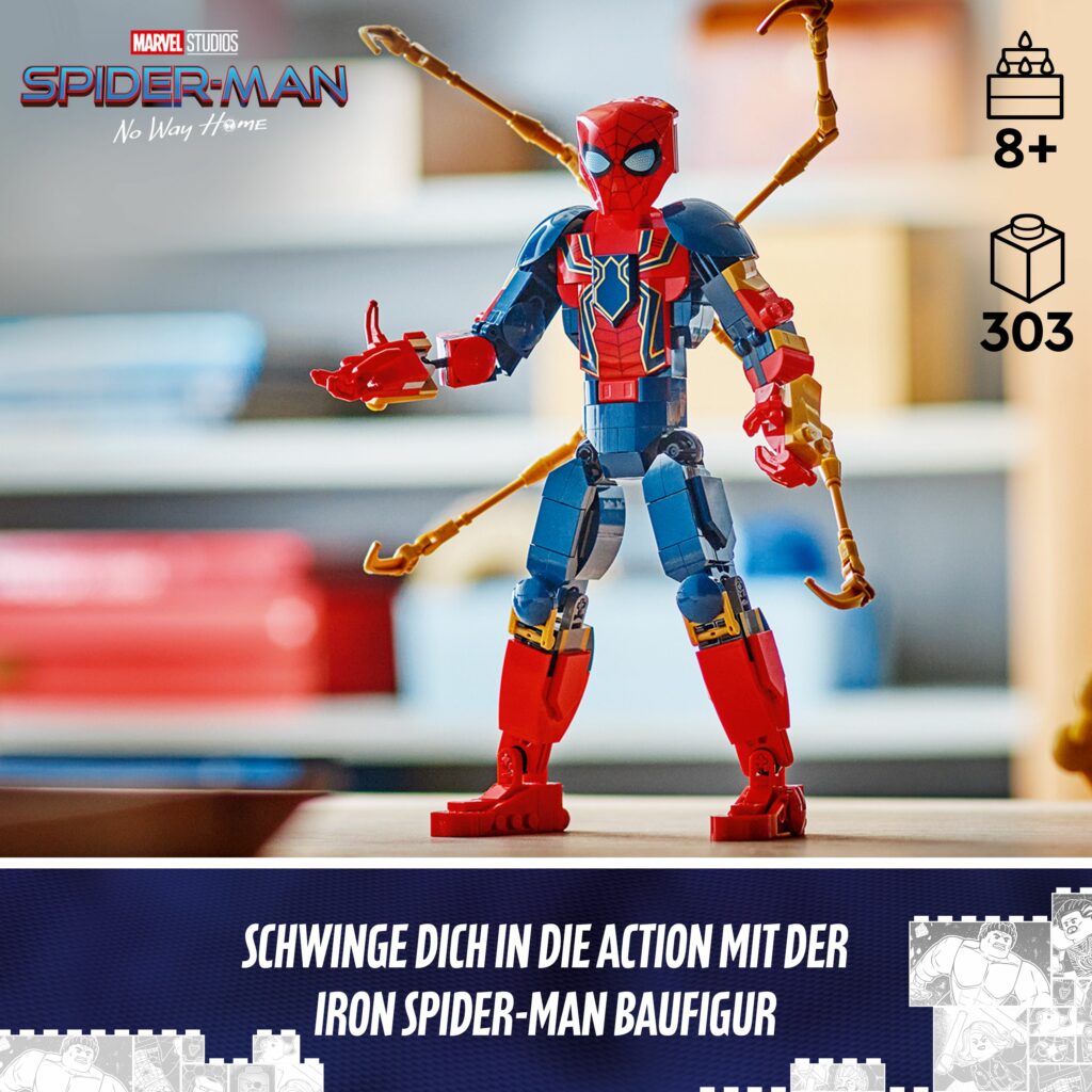 Produktabbildung Iron Spider-Man Baufigur