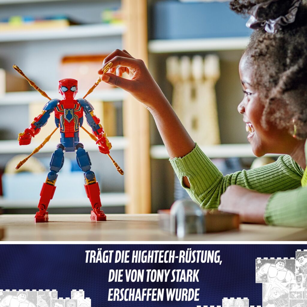 Produktabbildung Iron Spider-Man Baufigur