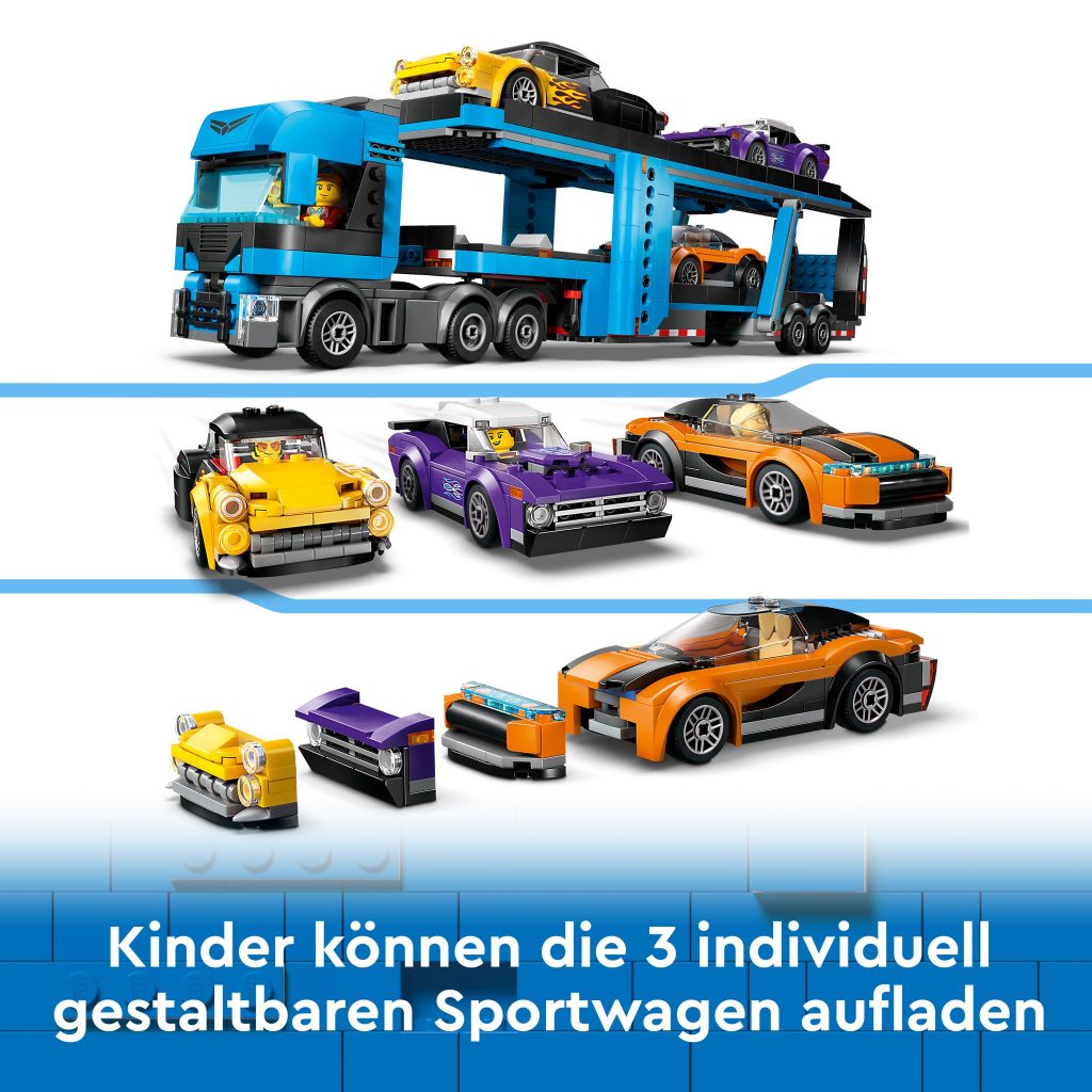 Produktabbildung Autotransporter mit Sportwagen