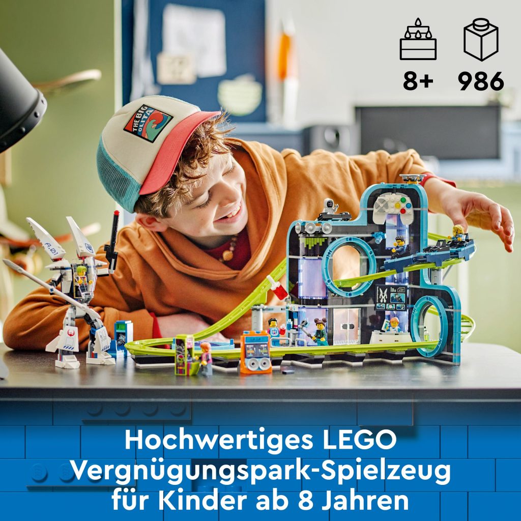 Produktabbildung Achterbahn mit Roboter-Mech
