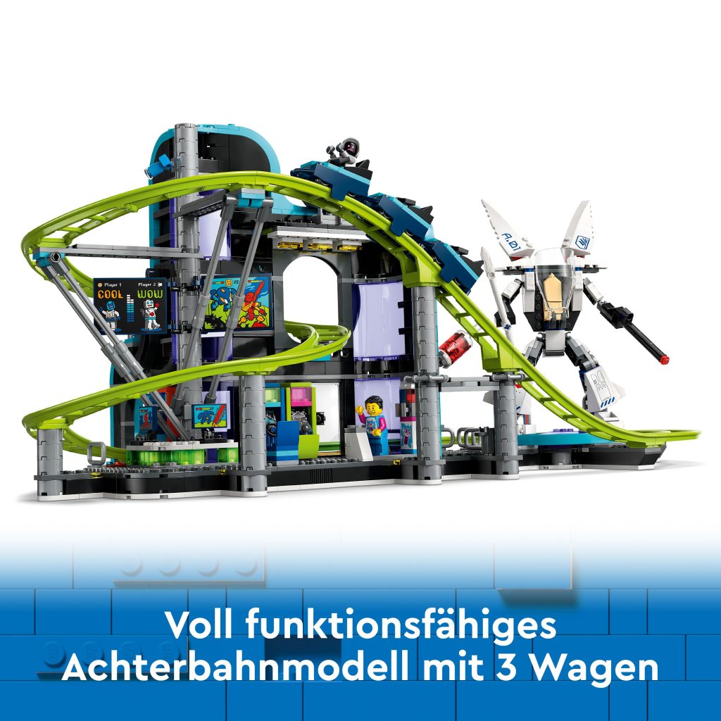 Produktabbildung Achterbahn mit Roboter-Mech