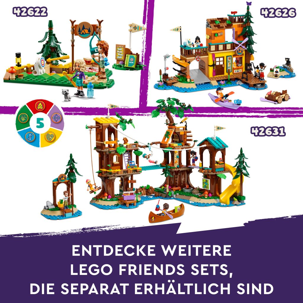 Produktabbildung Gemütliche Hütten im Abenteuercamp