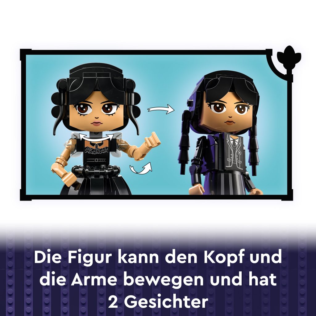 Produktabbildung Wednesday Addams Baufigur