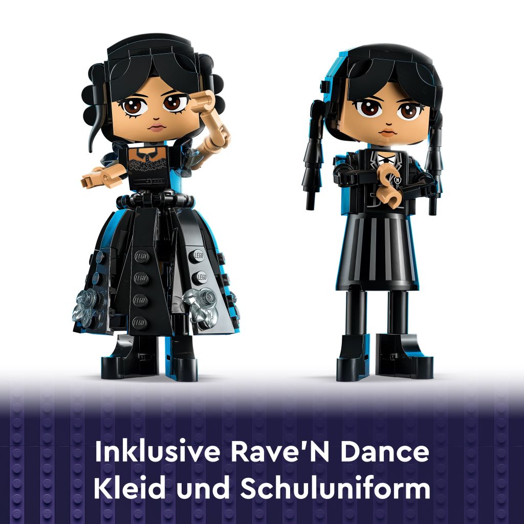 Produktabbildung Wednesday Addams Baufigur