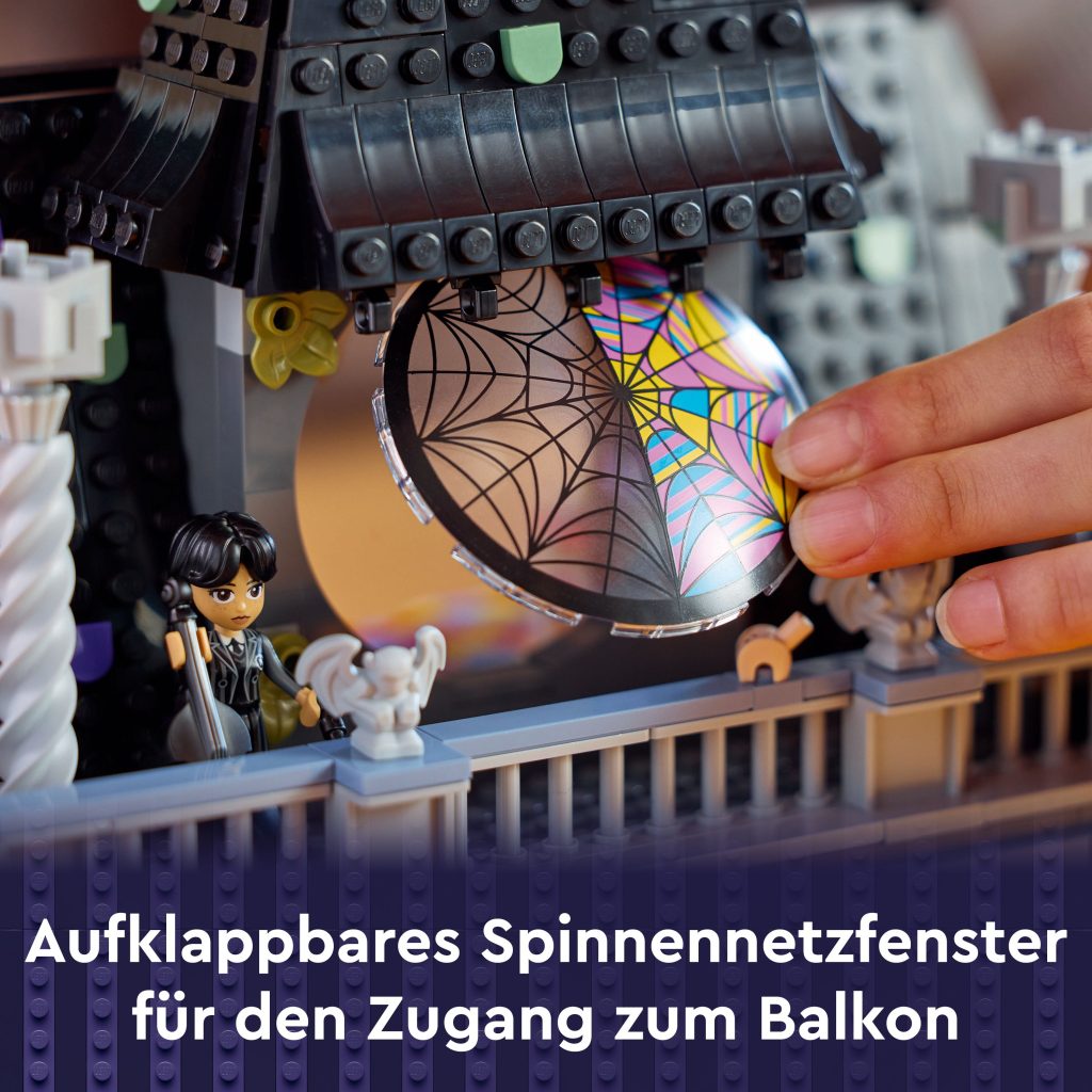 Produktabbildung Wednesdays und Enids Zimmer im Studentenwohnheim