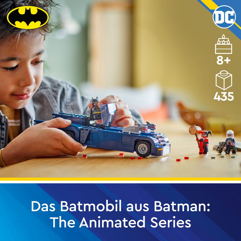 Produktabbildung Batman™ im Batmobil™ vs. Harley Quinn™ und Mr. Freeze™
