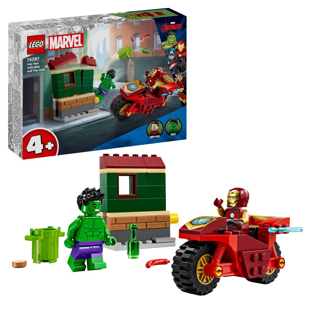 Produktabbildung Iron Man mit Bike und der Hulk