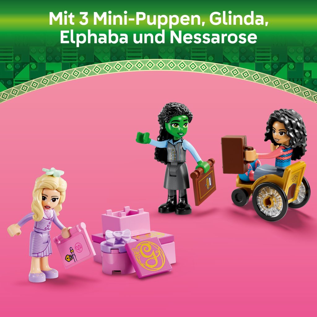 Produktabbildung Glinda, Elphaba und Nessarose an der Universität Shiz