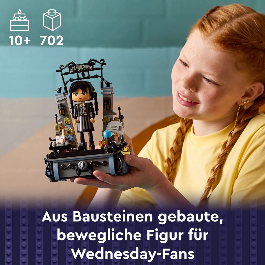 Produktabbildung Wednesday Addams Baufigur