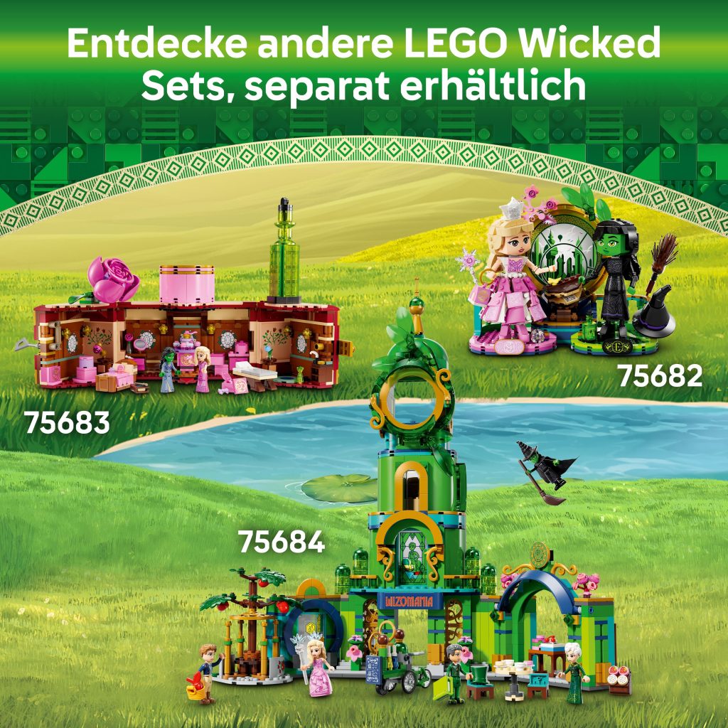 Produktabbildung Glinda, Elphaba und Nessarose an der Universität Shiz