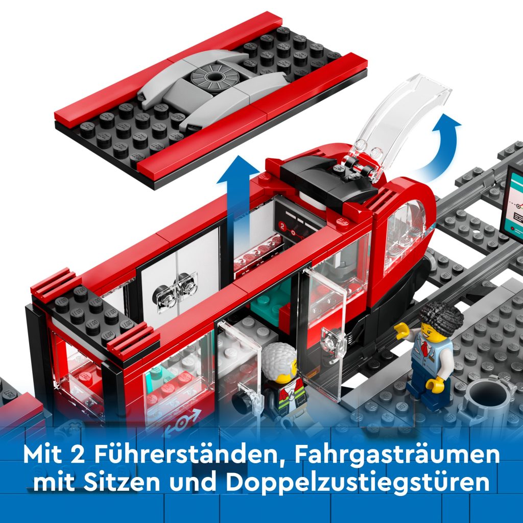 Produktabbildung Straßenbahn mit Haltestelle