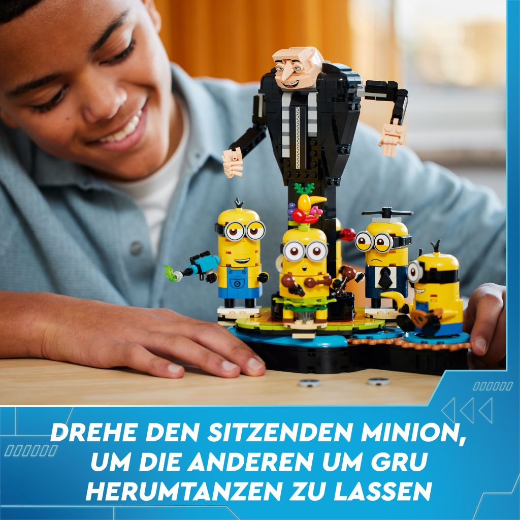 Produktabbildung Gru und die Minions aus LEGO® Steinen