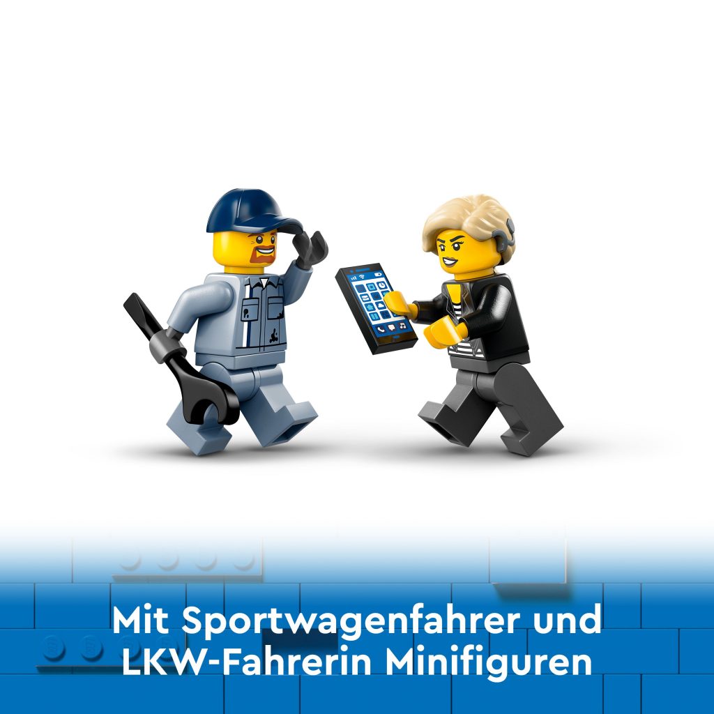 Produktabbildung Abschleppwagen mit Sportauto