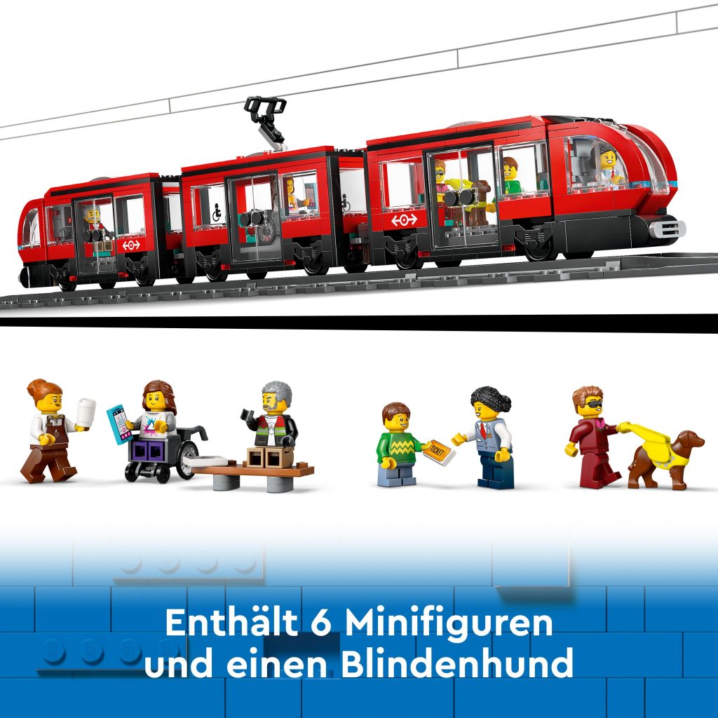 Produktabbildung Straßenbahn mit Haltestelle