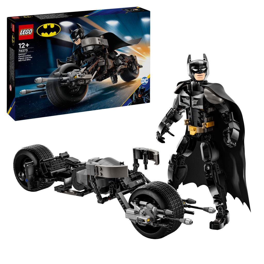 Produktabbildung Batman™ Baufigur mit dem Batpod