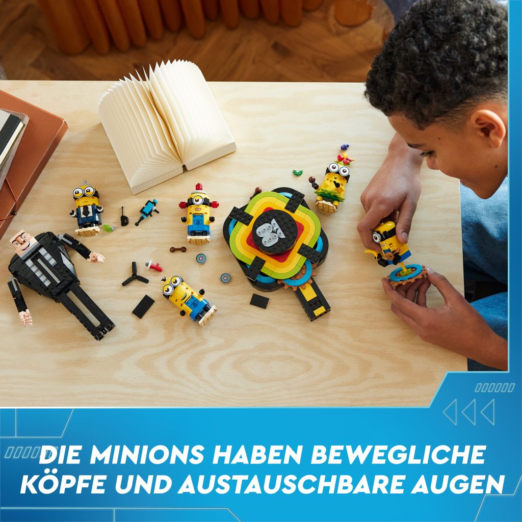 Produktabbildung Gru und die Minions aus LEGO® Steinen