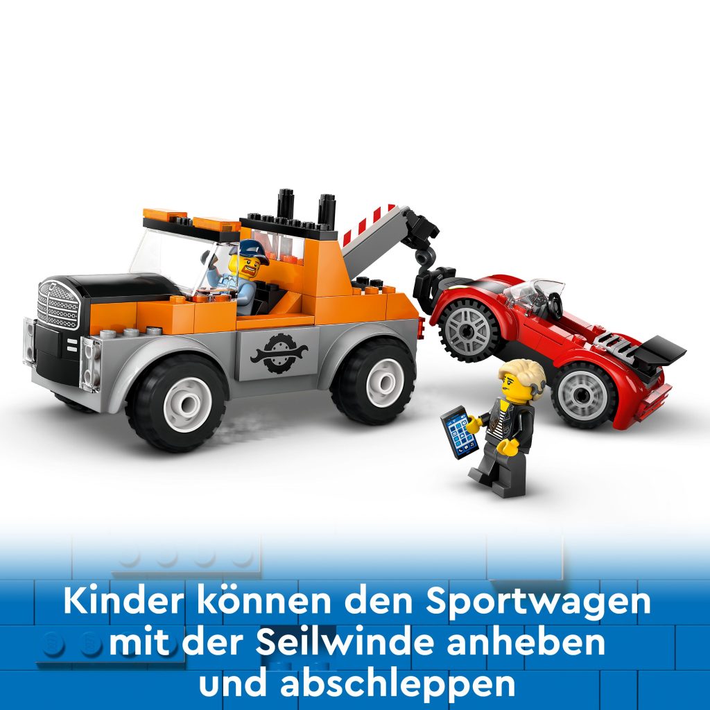 Produktabbildung Abschleppwagen mit Sportauto