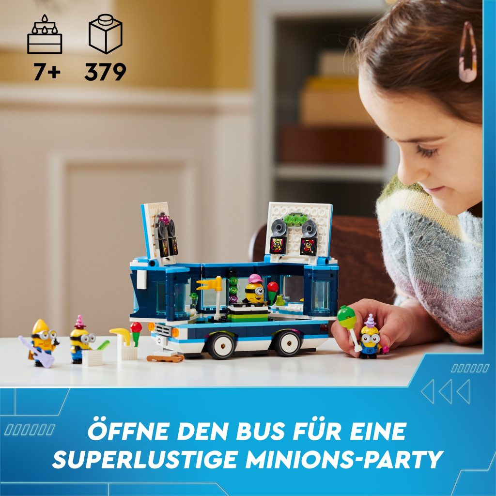 Produktabbildung Minions und der Party Bus