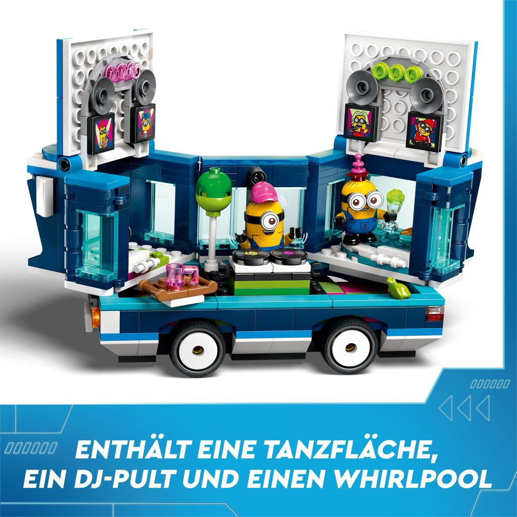 Produktabbildung Minions und der Party Bus