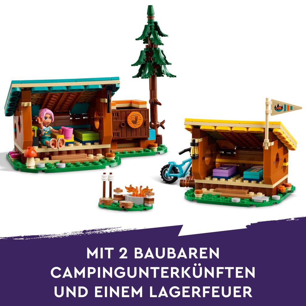 Produktabbildung Gemütliche Hütten im Abenteuercamp