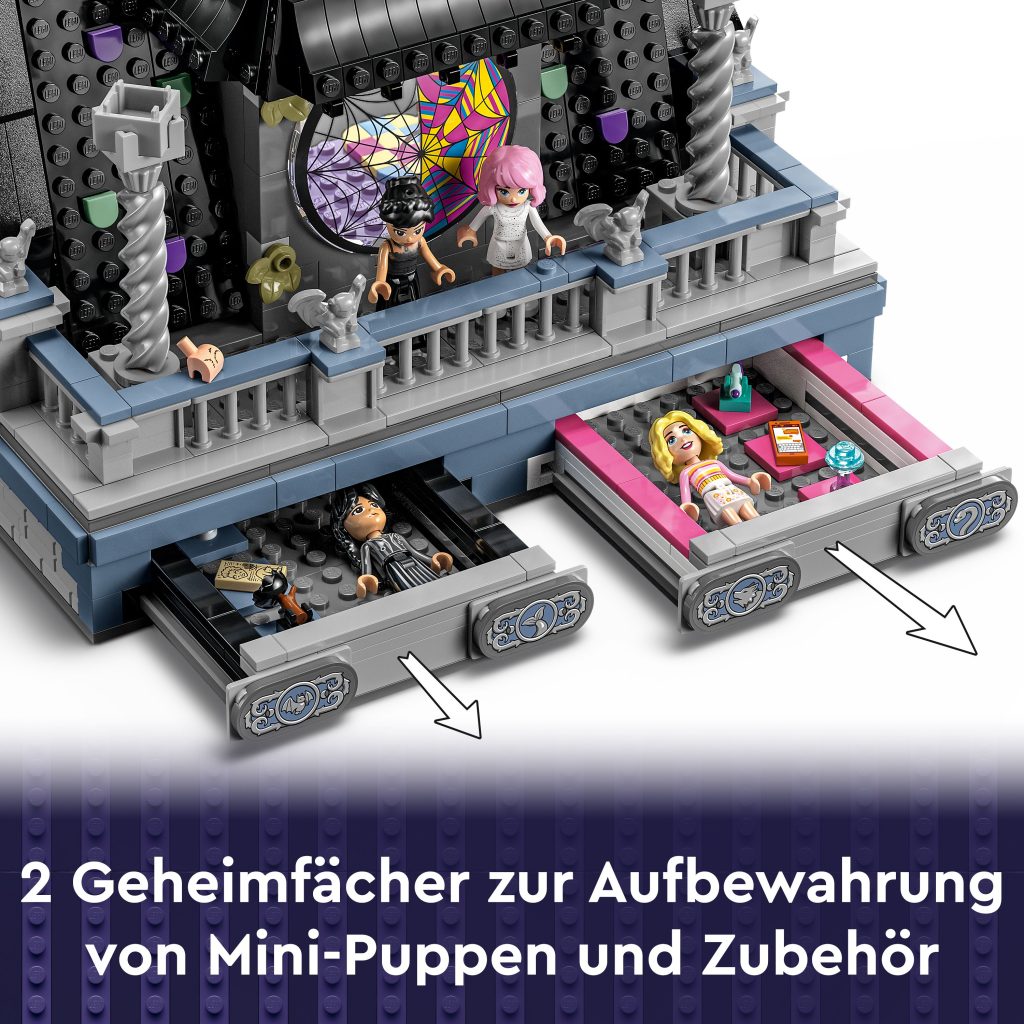 Produktabbildung Wednesdays und Enids Zimmer im Studentenwohnheim