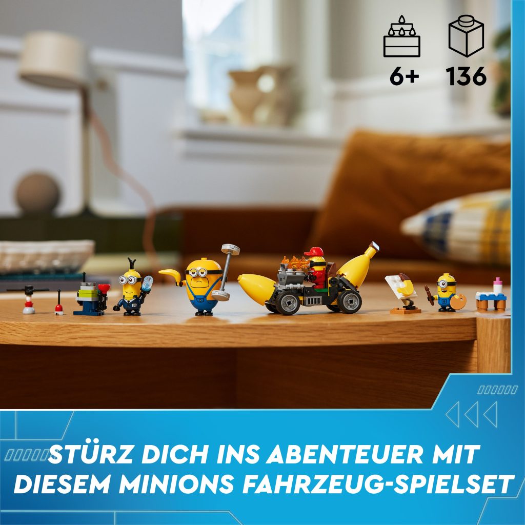 Produktabbildung Minions und das Bananen Auto