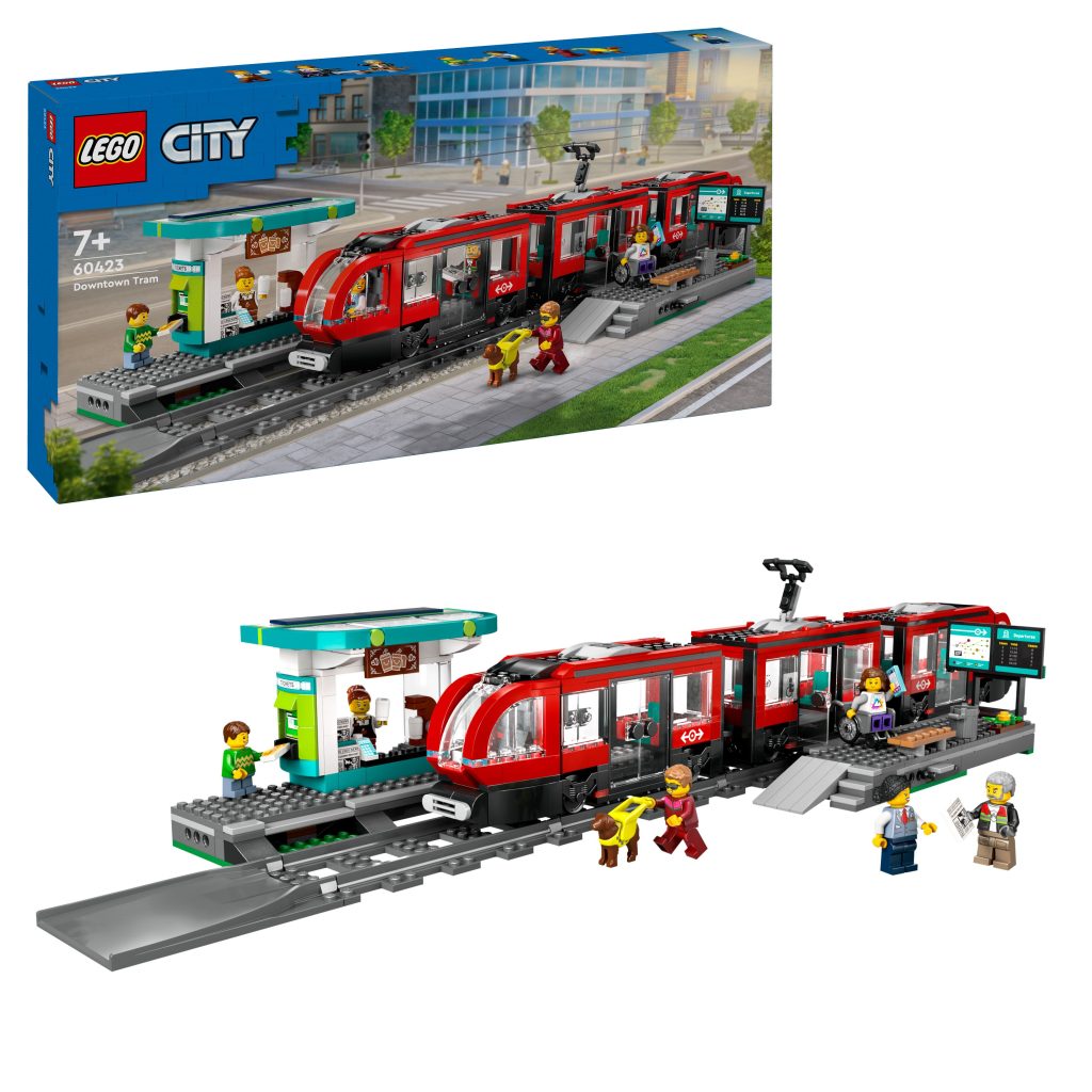Produktabbildung Straßenbahn mit Haltestelle