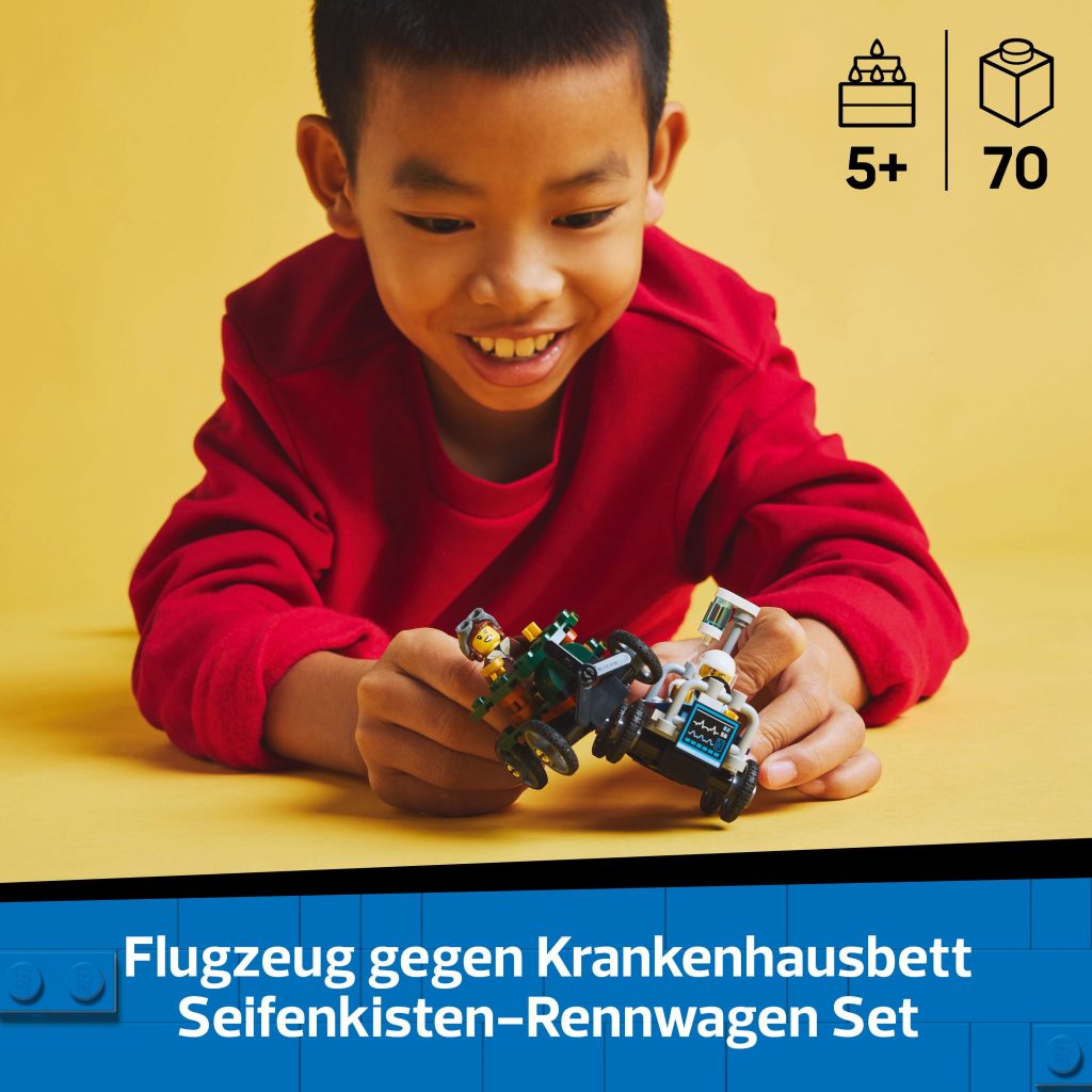 Produktabbildung Flugzeug vs. Krankenhausbett