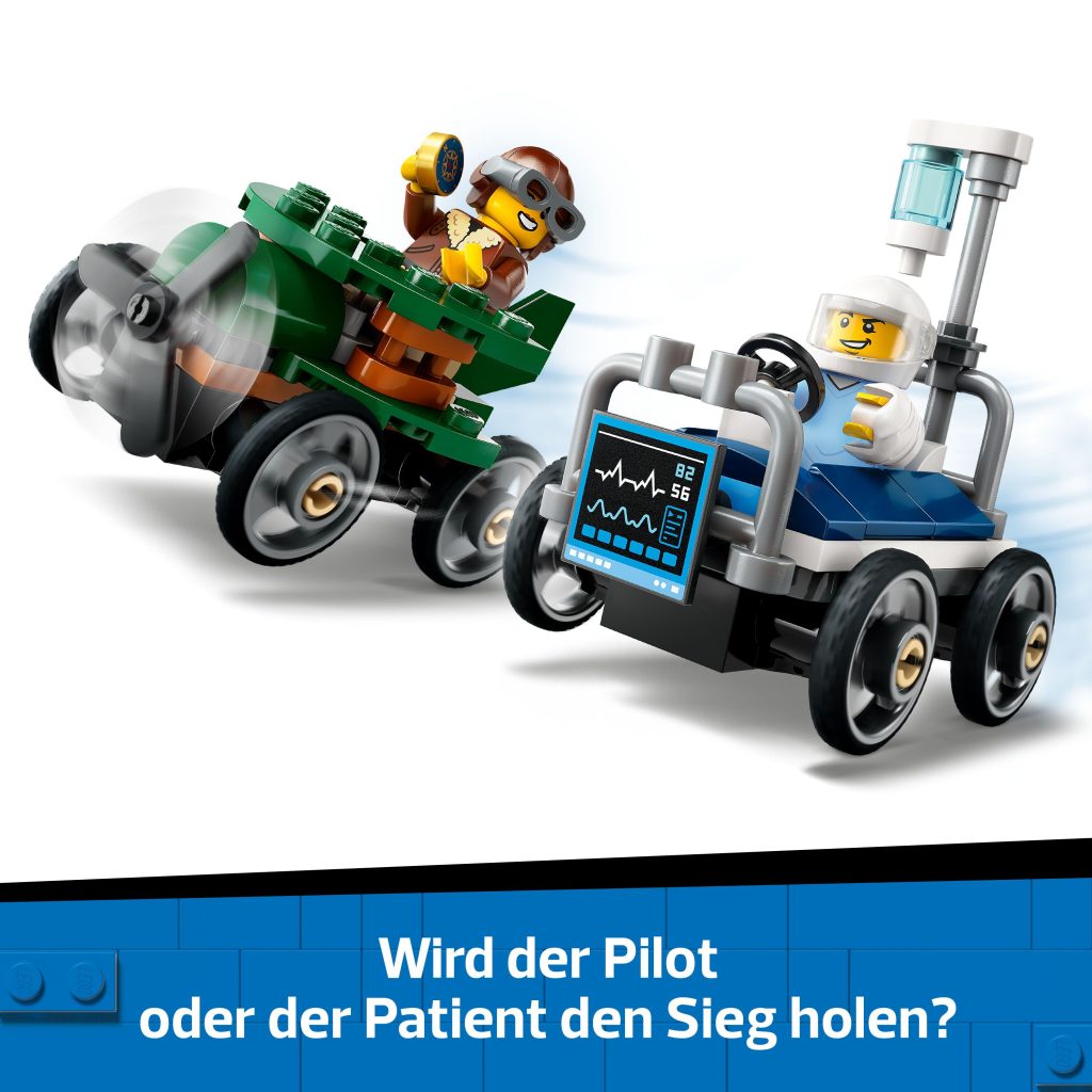 Produktabbildung Flugzeug vs. Krankenhausbett