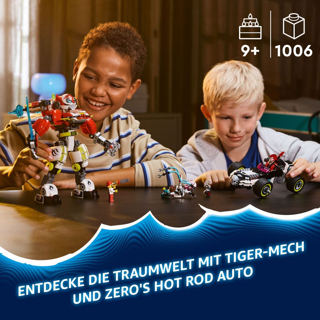 Produktabbildung Coopers Tiger-Mech und Zero's Hot Rod Auto
