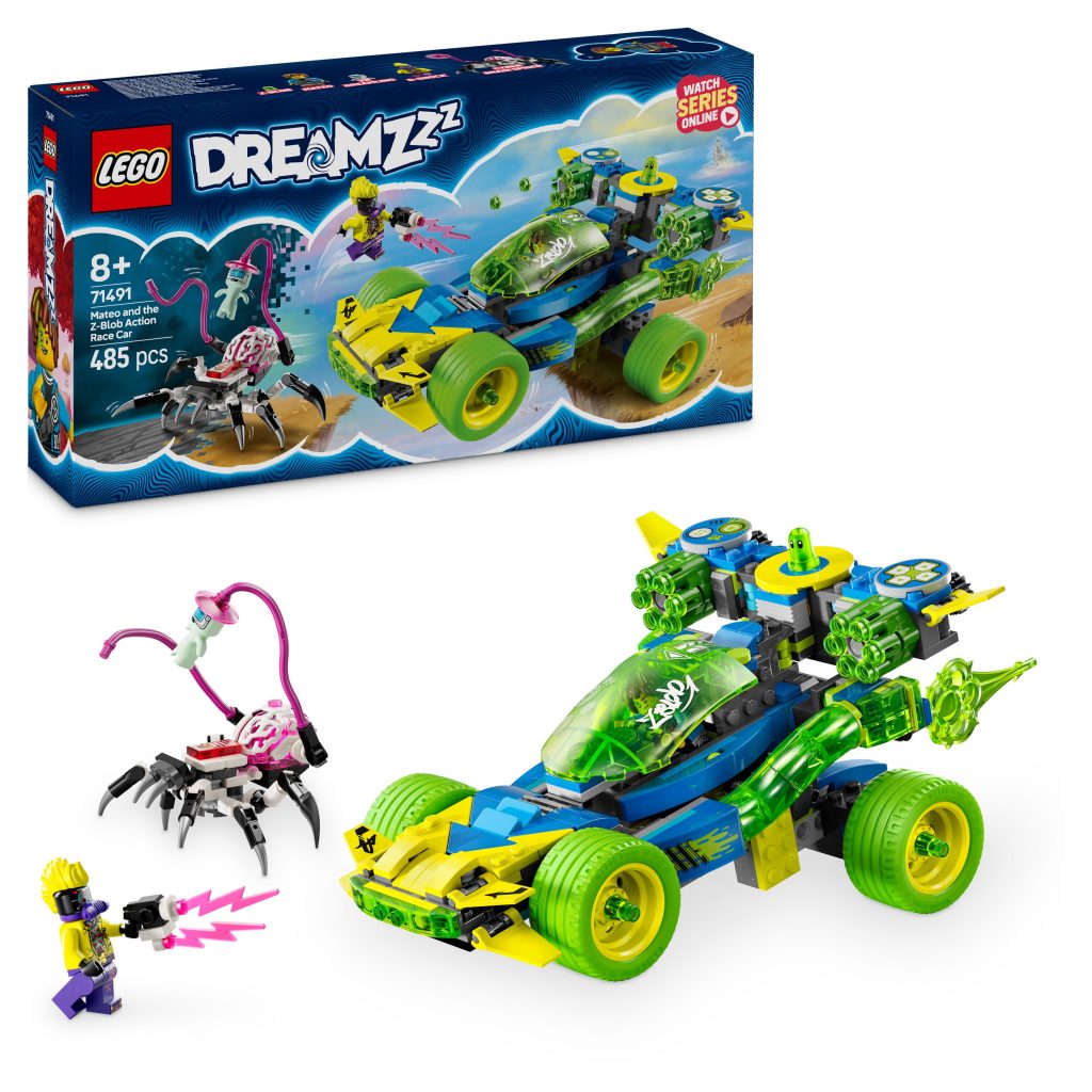 Produktabbildung Mateo mit dem Z-Blob Action-Rennwagen