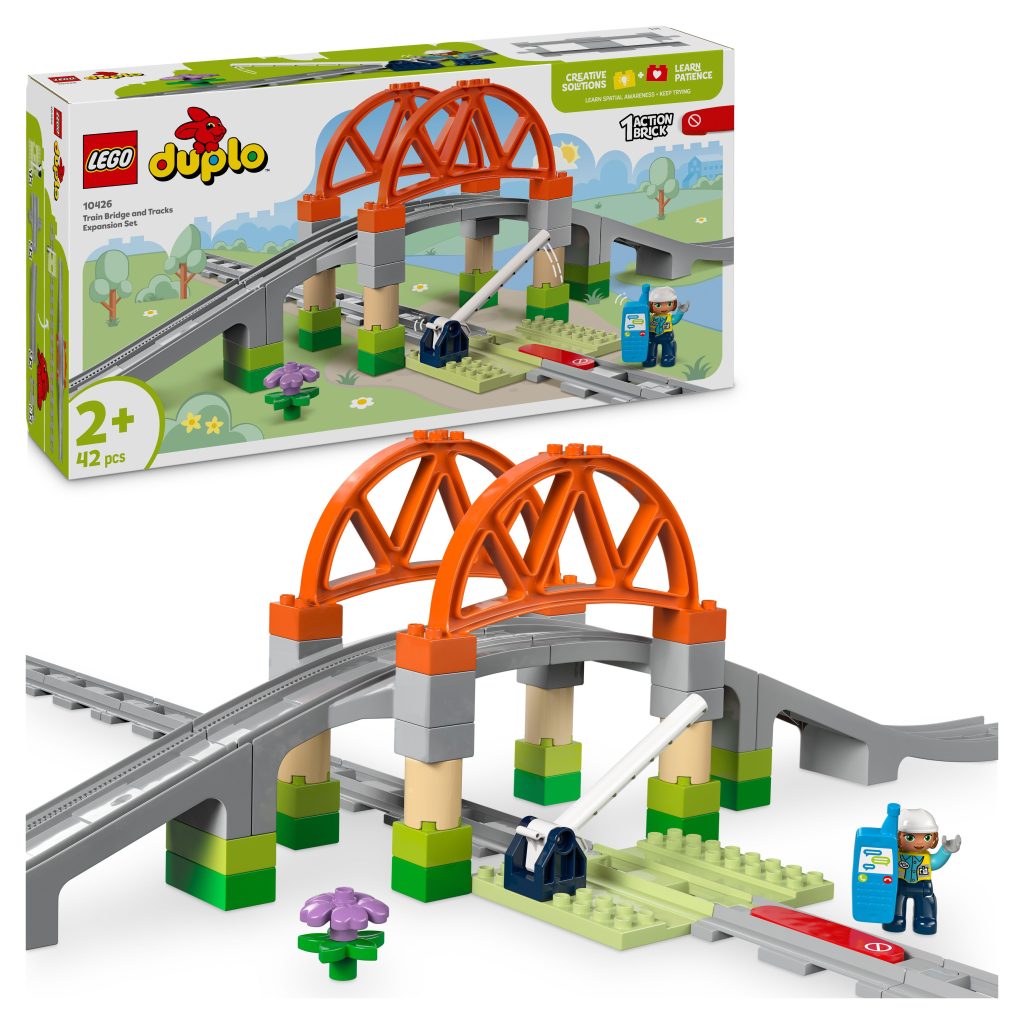 Produktabbildung Eisenbahnbrücke und Schienen – Erweiterungsset