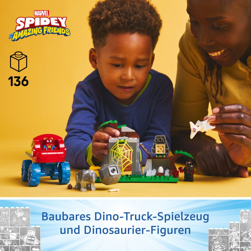 Produktabbildung Spideys Team auf Rettungsmission im Dino-Truck