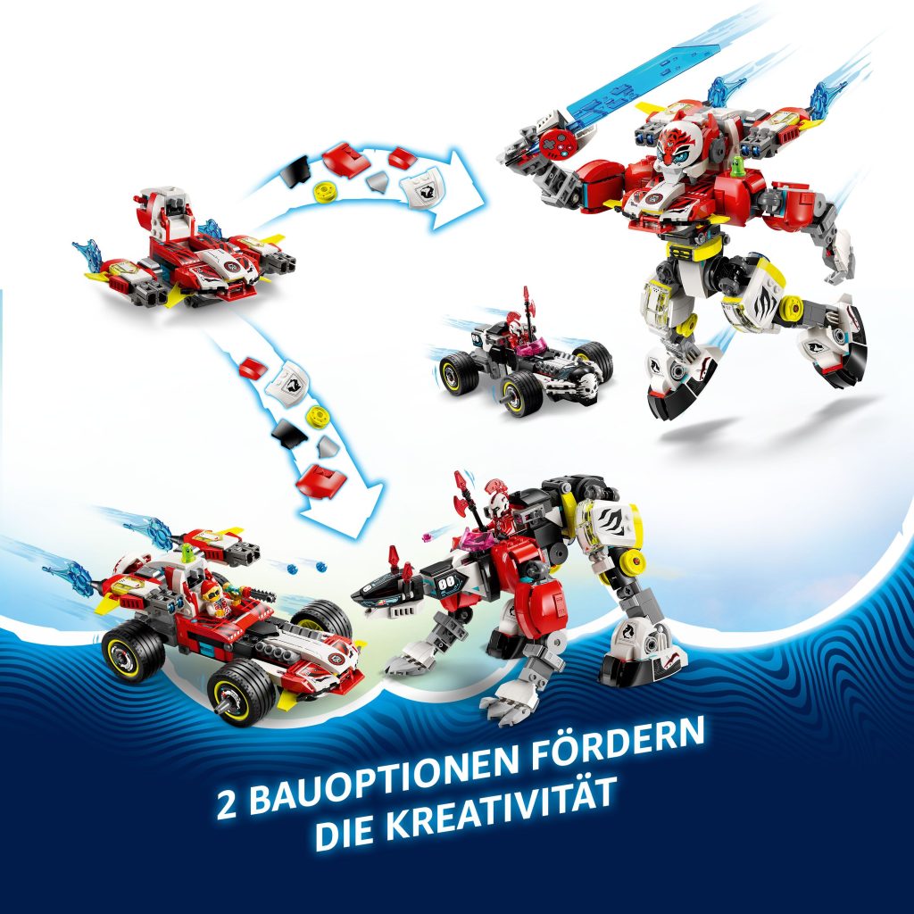 Produktabbildung Coopers Tiger-Mech und Zero's Hot Rod Auto