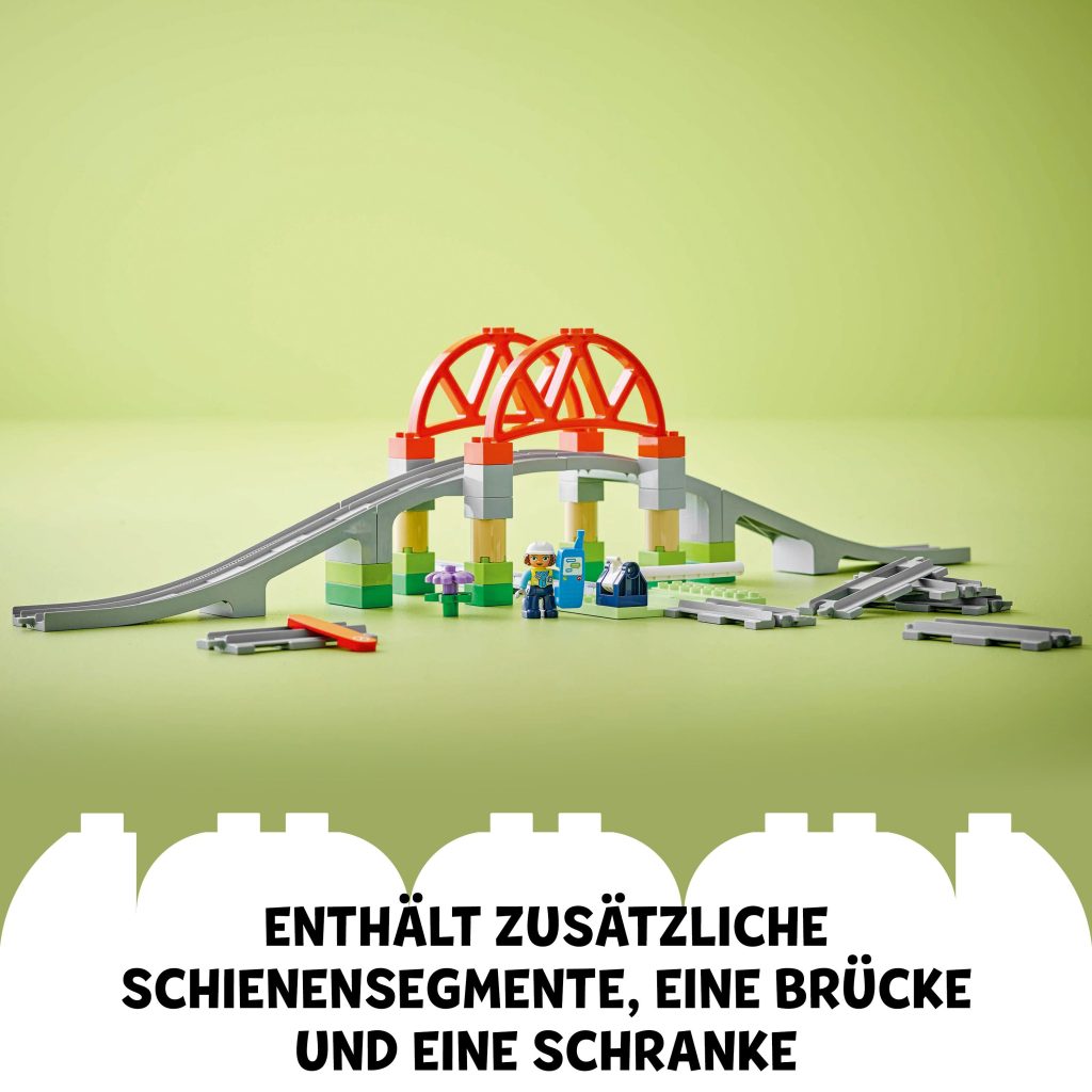 Produktabbildung Eisenbahnbrücke und Schienen – Erweiterungsset