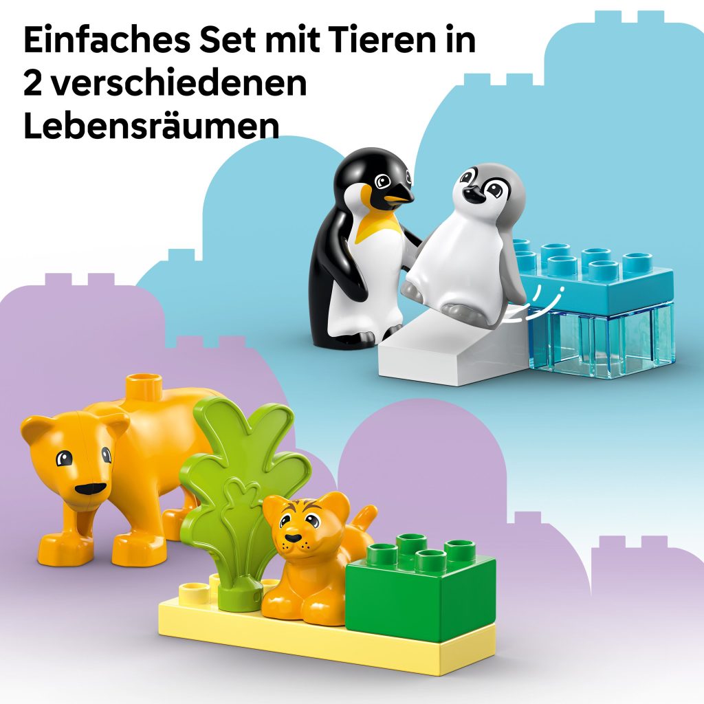 Produktabbildung Wildtier-Familien: Pinguine und Löwen