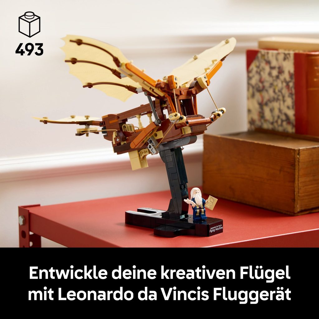 Produktabbildung Leonardo da Vincis Fluggerät