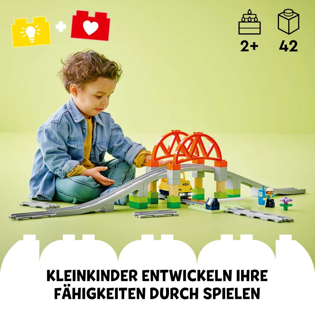 Produktabbildung Eisenbahnbrücke und Schienen – Erweiterungsset